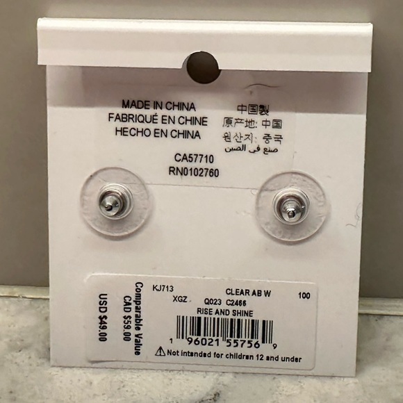 Kate Spade Rise and Shine Stud Earrings NWT - Picture 6 of 9